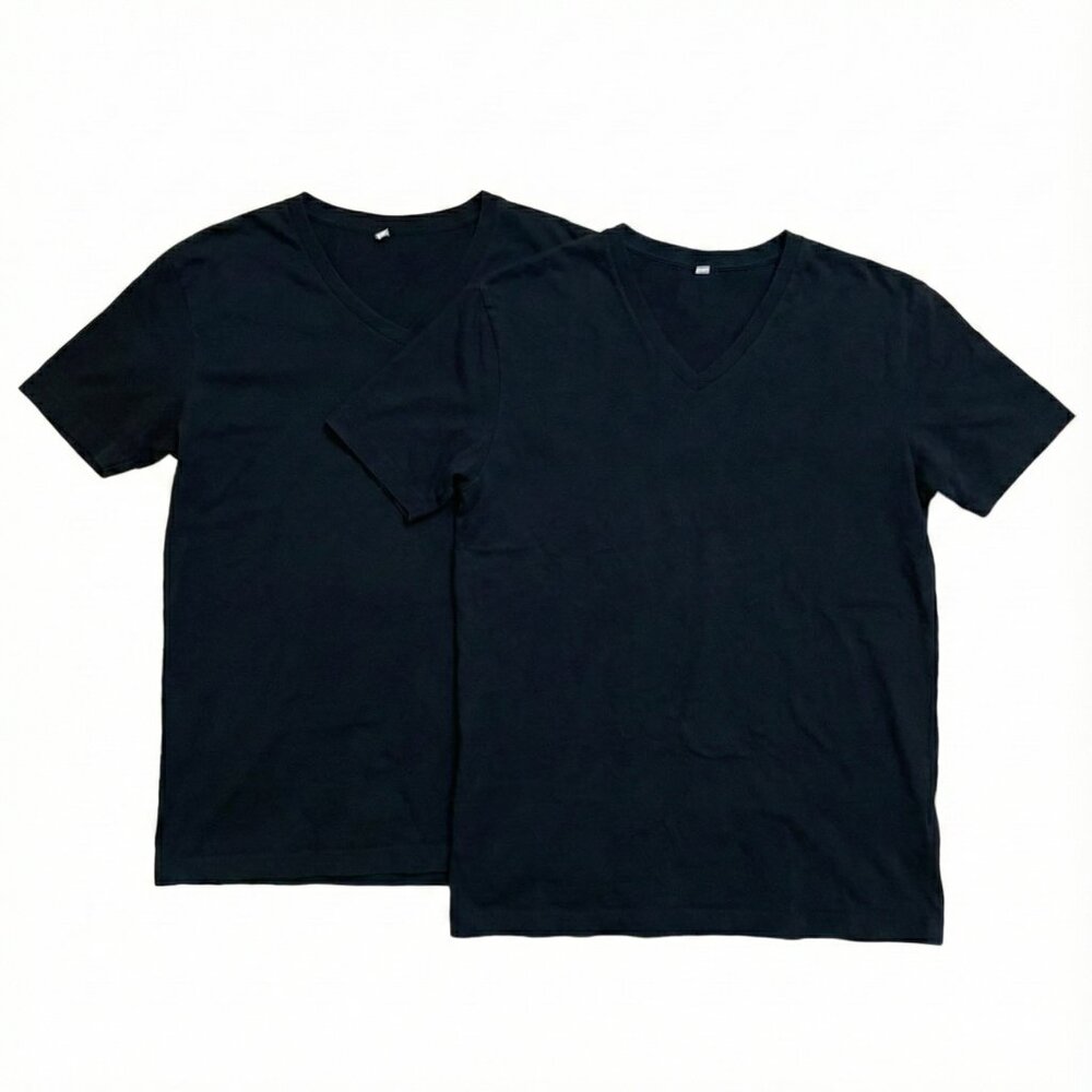 Uniqlo Black Short Sleeve Men's Breathable Extra Dry Tee (2-Packs)